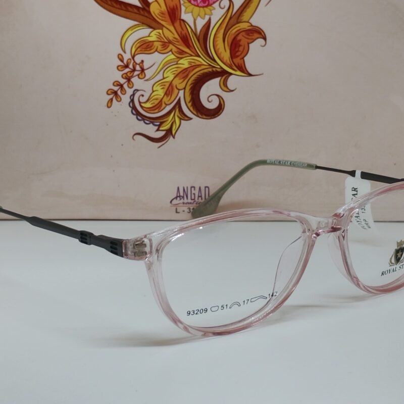 Cat-Eye Full Rim Eyeglasses, Light Pink Colour